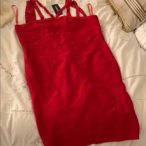 SEXY RED BANDAGE DRESS W/TAGS